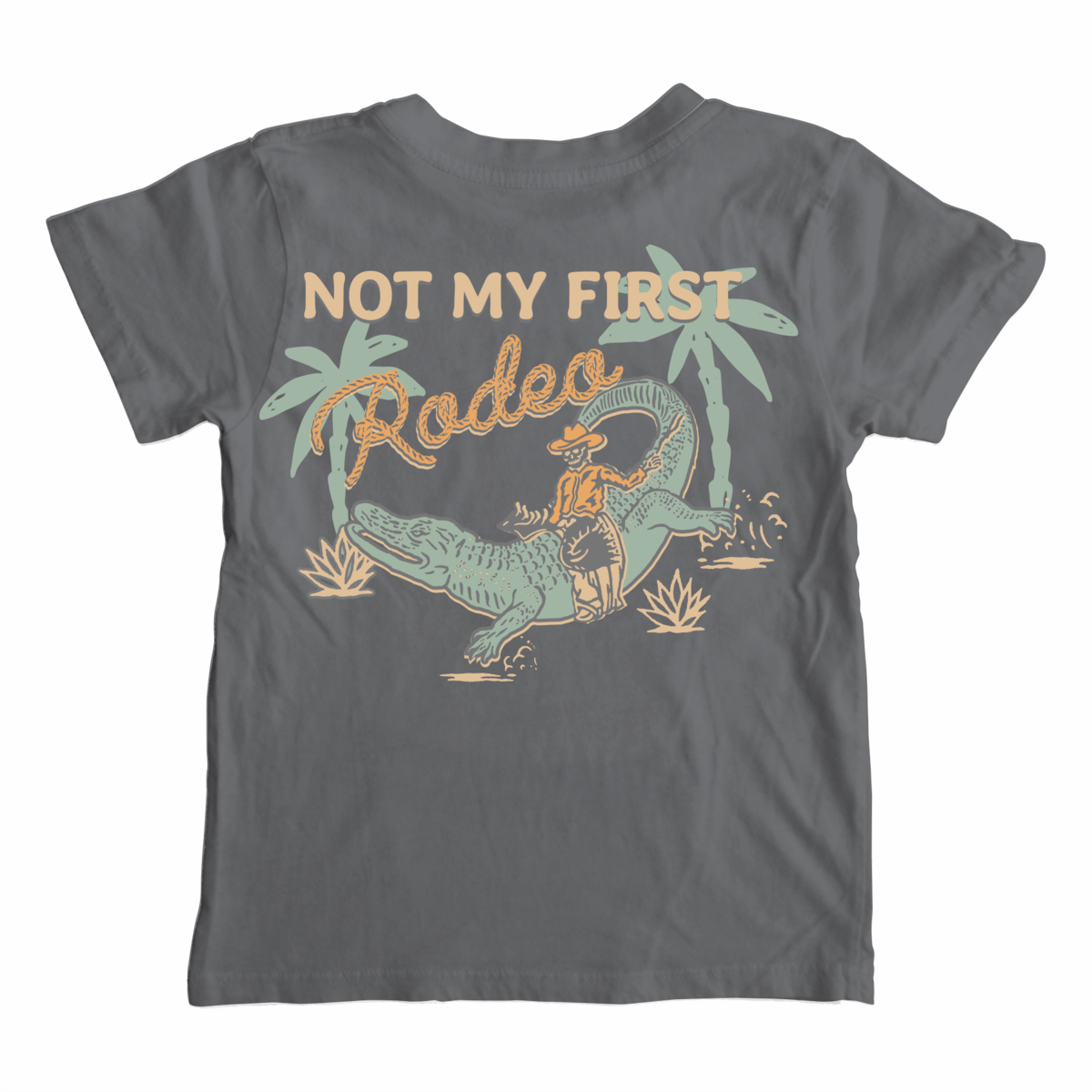 Not My First Rodeo Graphic Tee - Vintage Black