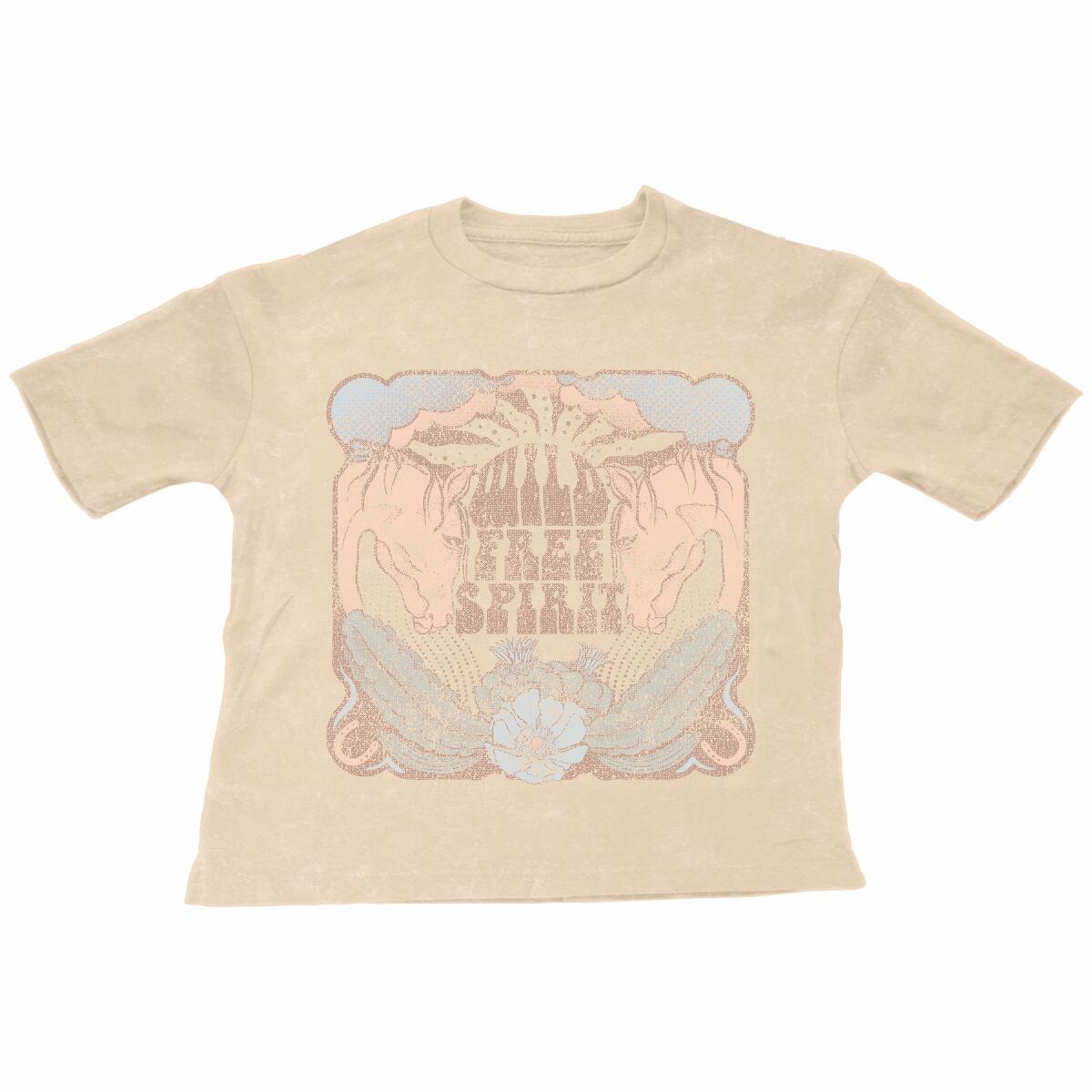 Wild Free Spirit Super Tee - Mineral Wheat