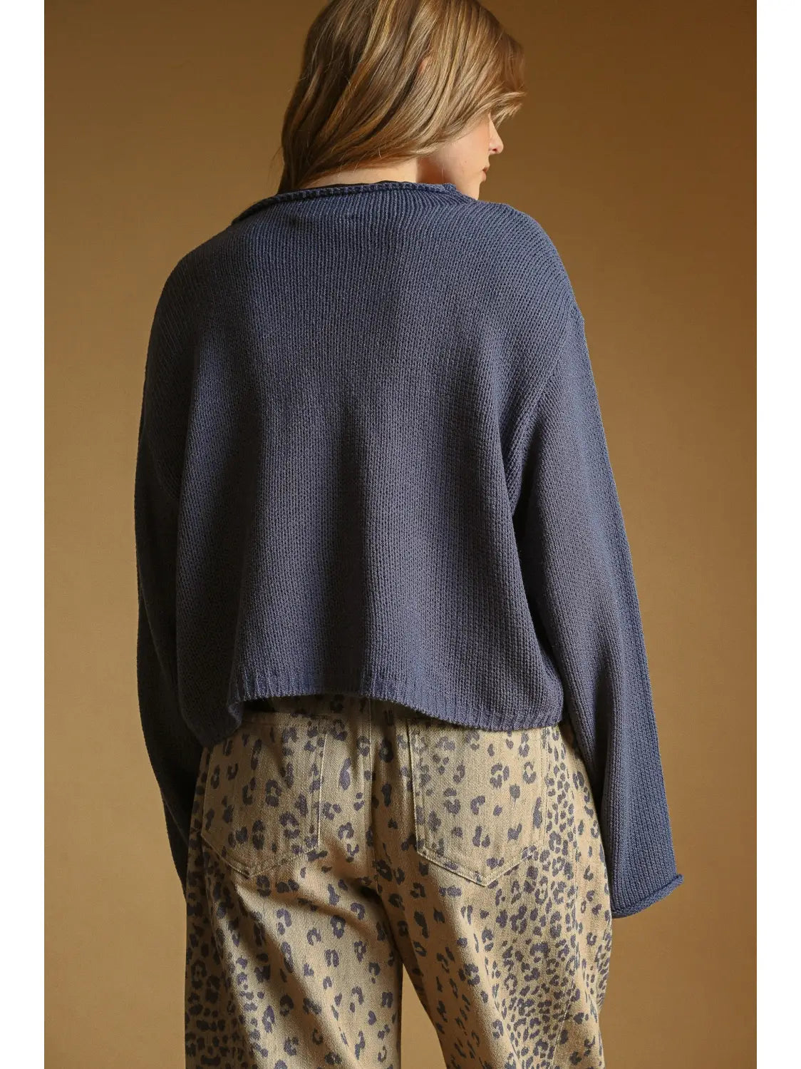 Button Front Cardigan - Nightfall