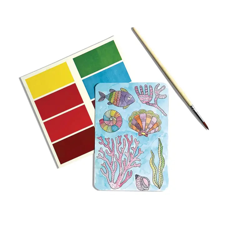 OOLY - Scenic Hues D.I.Y. Watercolor Kit - Ocean Paradise