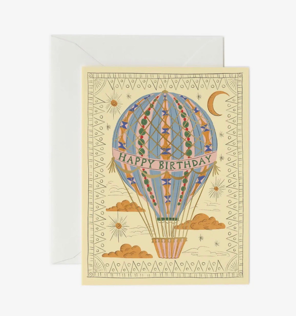 Rifle Paper Co. - Birthday Card - Hot Air Balloon