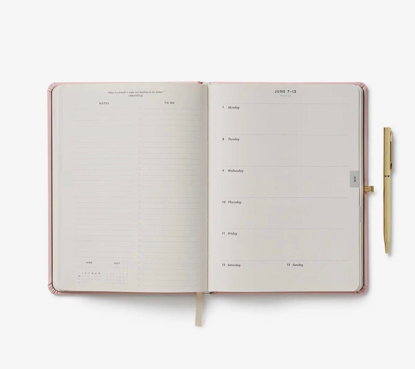 Rifle Paper Co. - 2027 12-Month Hardcover Planner with Pen - Paisley