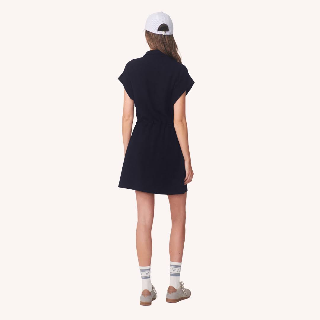 Varley - Avaya Half Zip Dress - Blue Nights