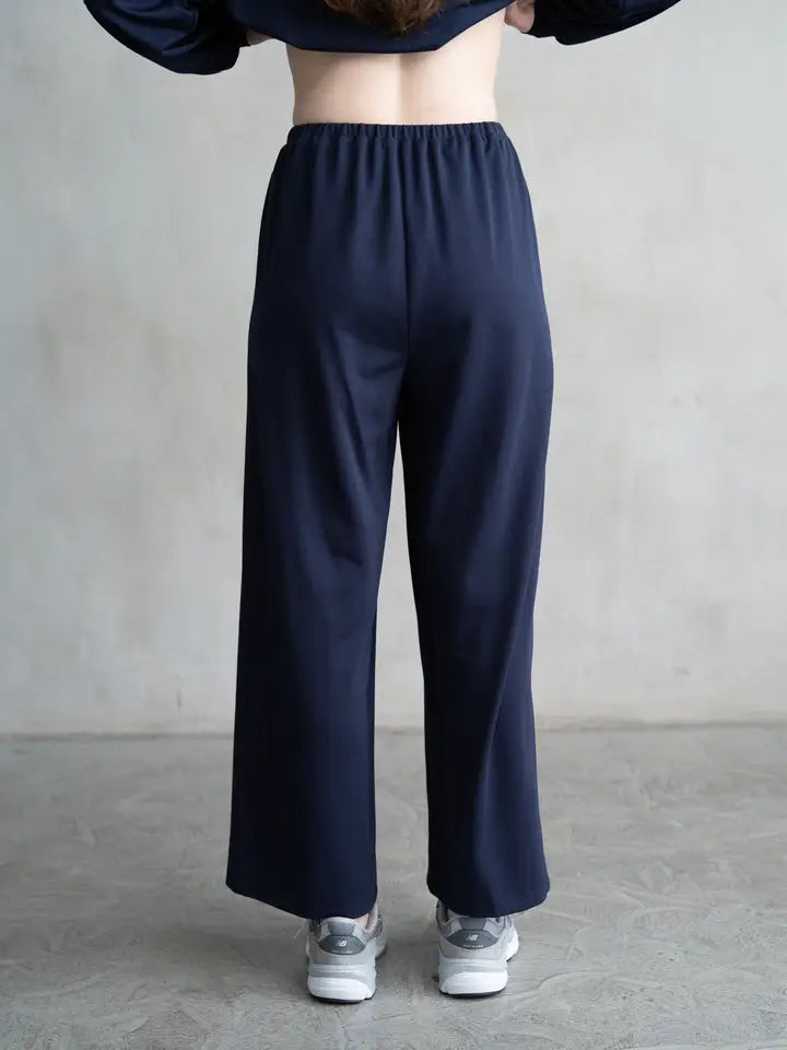 Wide Leg Lounge Pants - Slate Navy