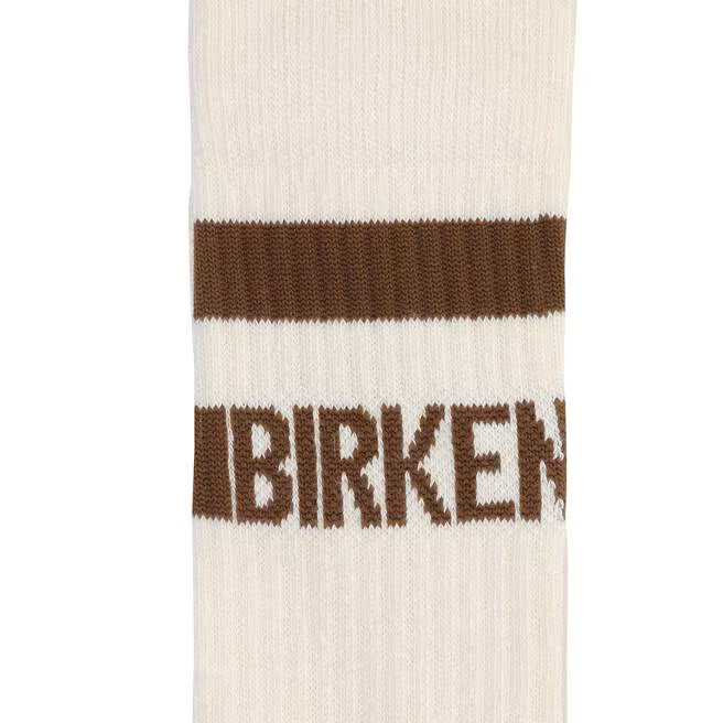 Birkenstock - Cotton Crew Stipe Sock - Eggshell