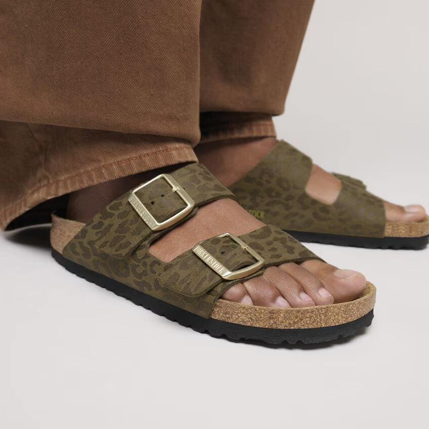 Birkenstock - Arizona - Synthetics - Leo Khaki