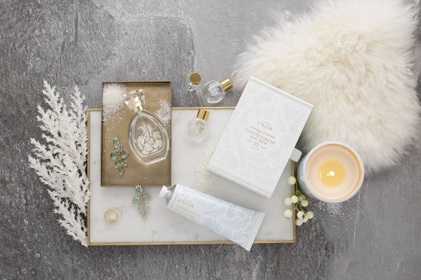 Lollia - Boxed Candle - Snowdrop