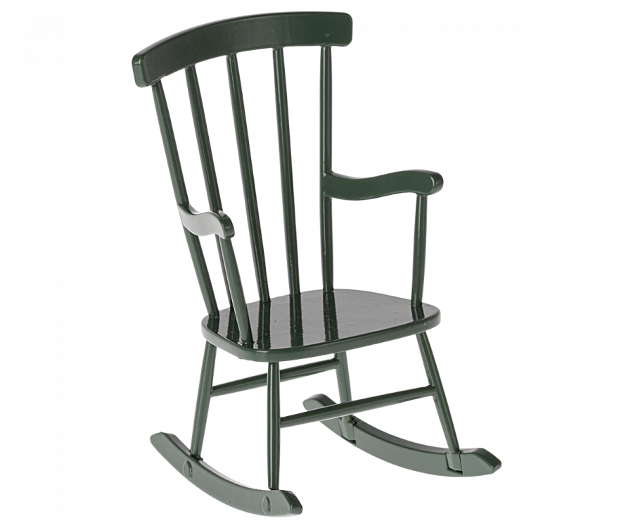 Maileg - Rocking Chair, Mini - Anthracite