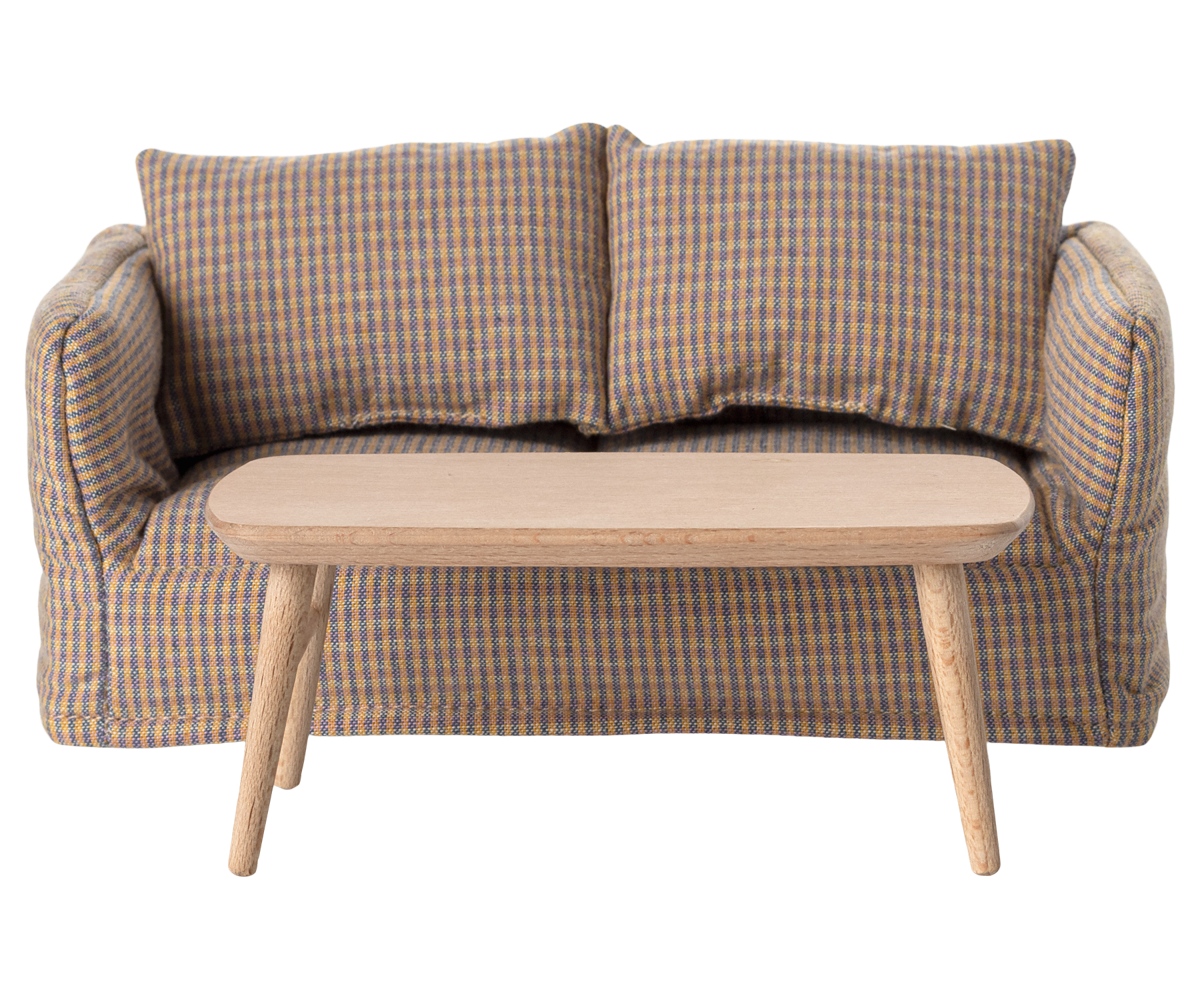 Maileg - Coffee Table, Mouse - Natural