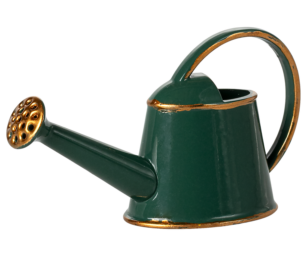 Maileg - Watering Can, Mouse - Dark Green
