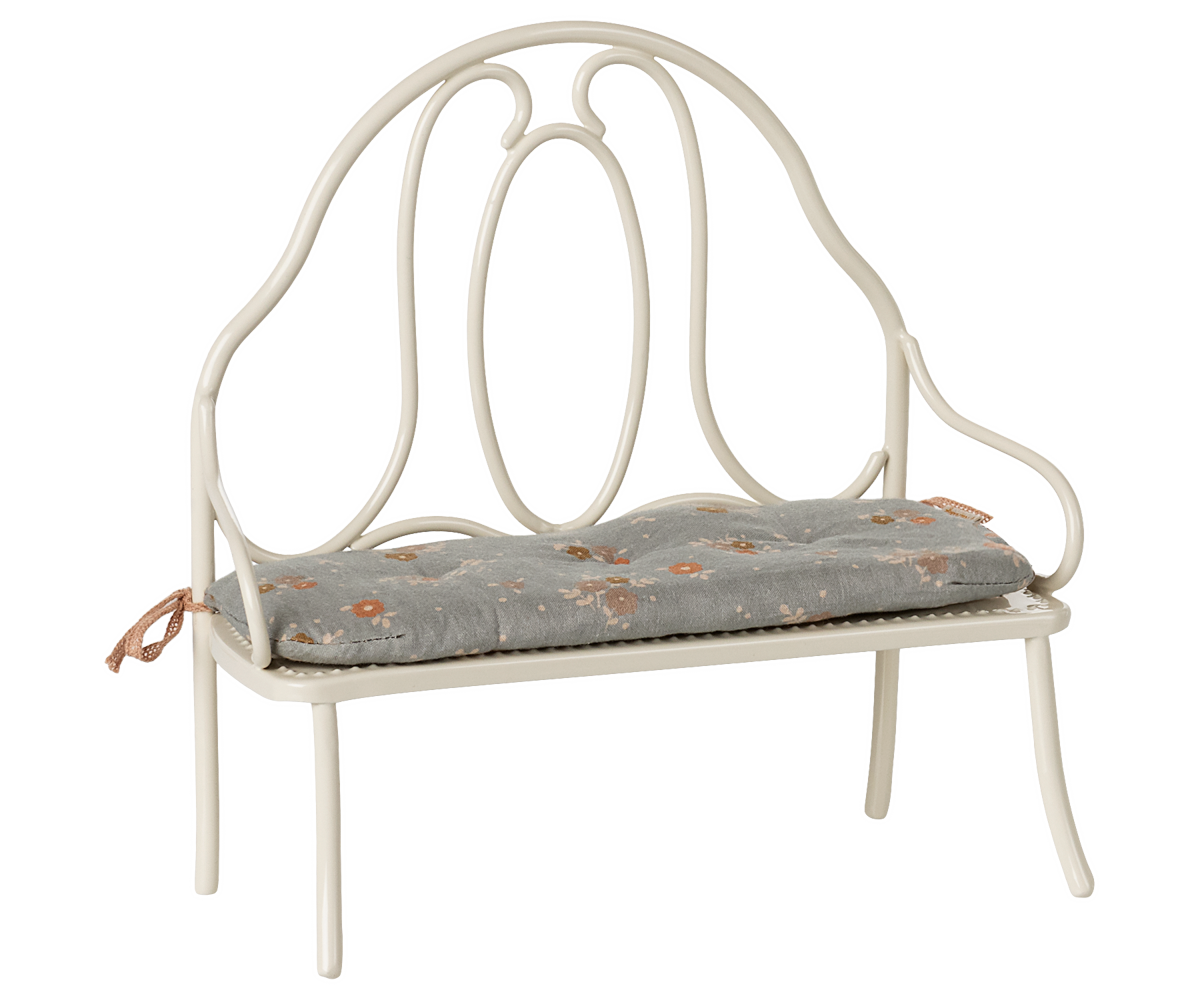 Maileg - Vintage Bench, Miniature - Off White