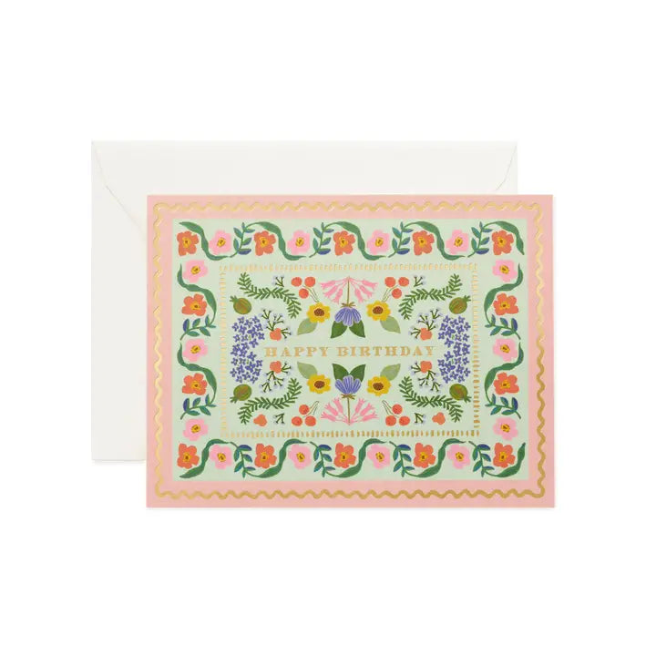 Rifle Paper Co. - Birthday Card - Sicily Garden