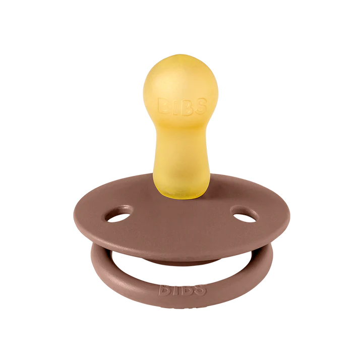Bibs Pacifier - De Lux - 2 Pack - Woodchuck + Blush - Silicone