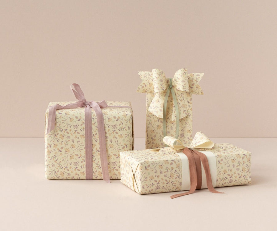 Maileg - Gift Wrap, Merle Heather -10m