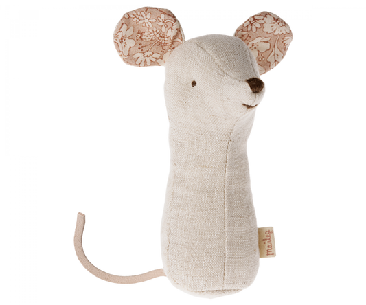 Maileg - Lullaby Friends, Mouse Rattle - Nature - PREORDER SS24