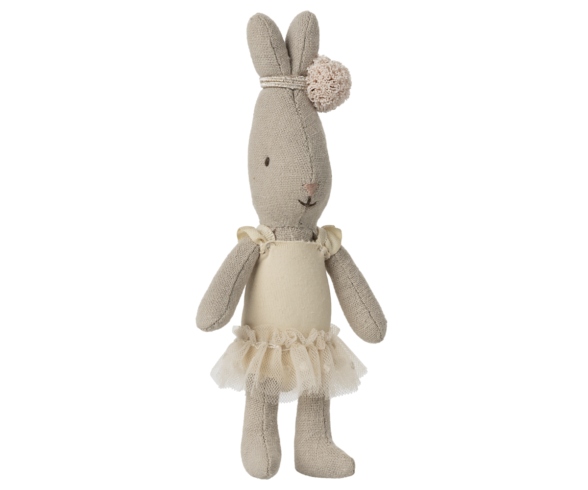 Maileg- Rabbit, Micro - Ballet Suit and Skirt - Cream