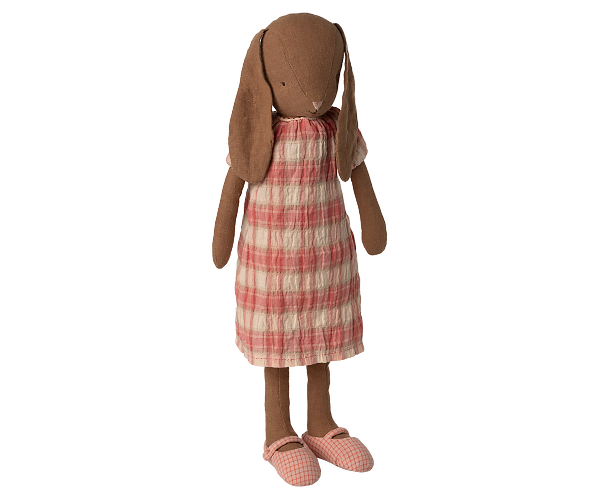 Maileg - Bunny Size 3, Chocolate Brown Dress