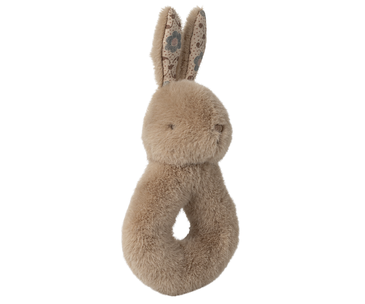 Maileg - Rabbit Rattle Set - Cream Peach