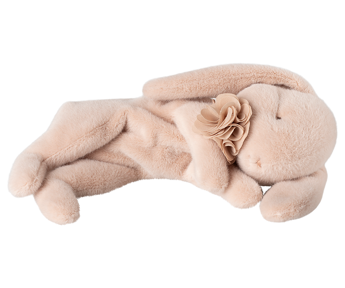 Maileg - Sleeping Bunny Plush, Small - Powder