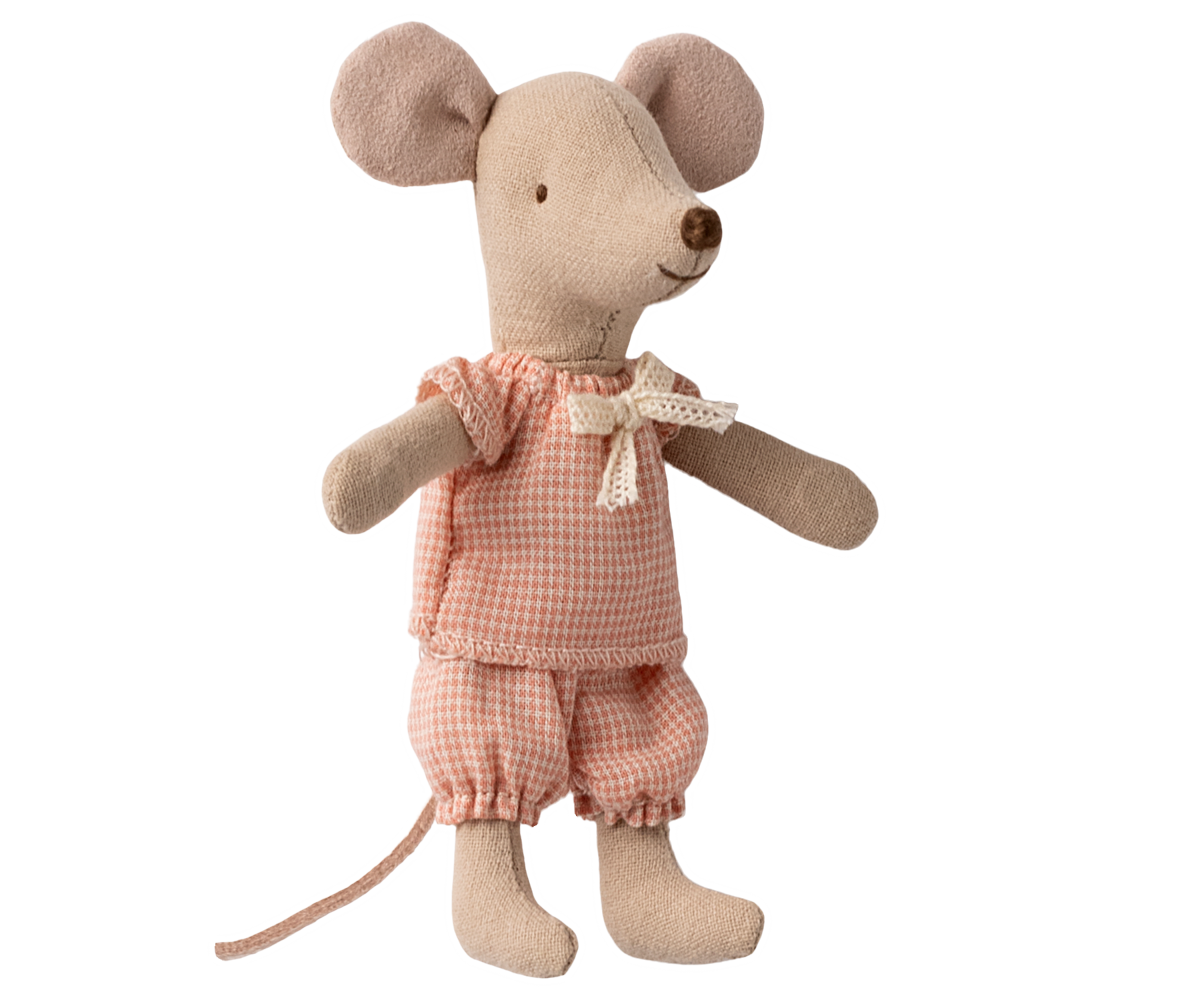 Maileg - Little Sister Mouse In A Matchbox