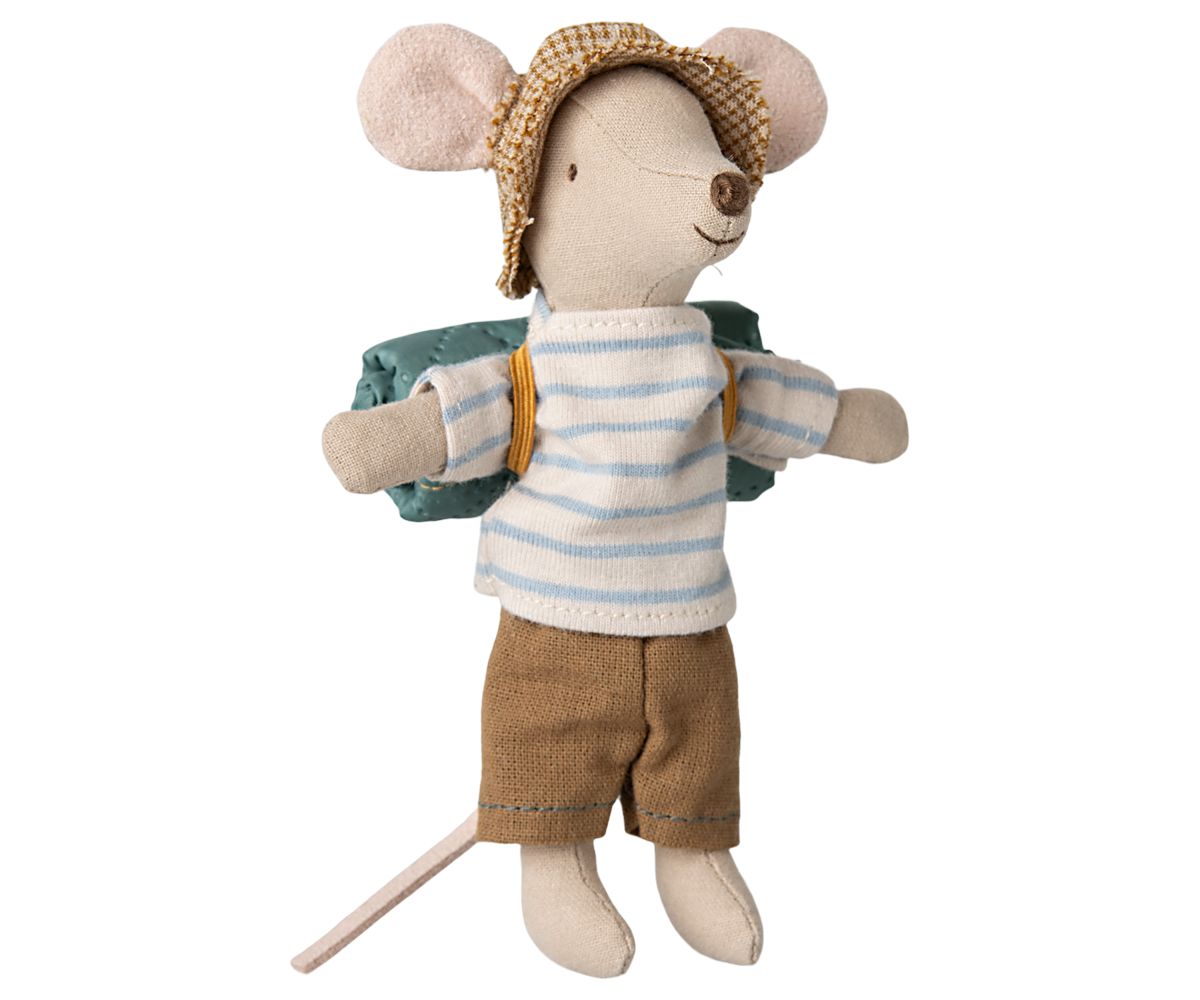 Maileg - Hiker Mouse, Big Brother - Stripes