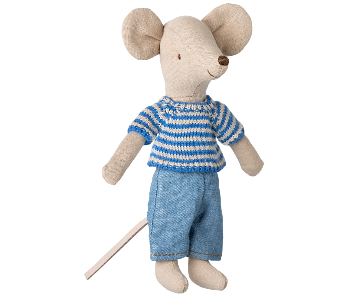 Maileg - Knitted Sweater and Pants, Big Brother Mouse