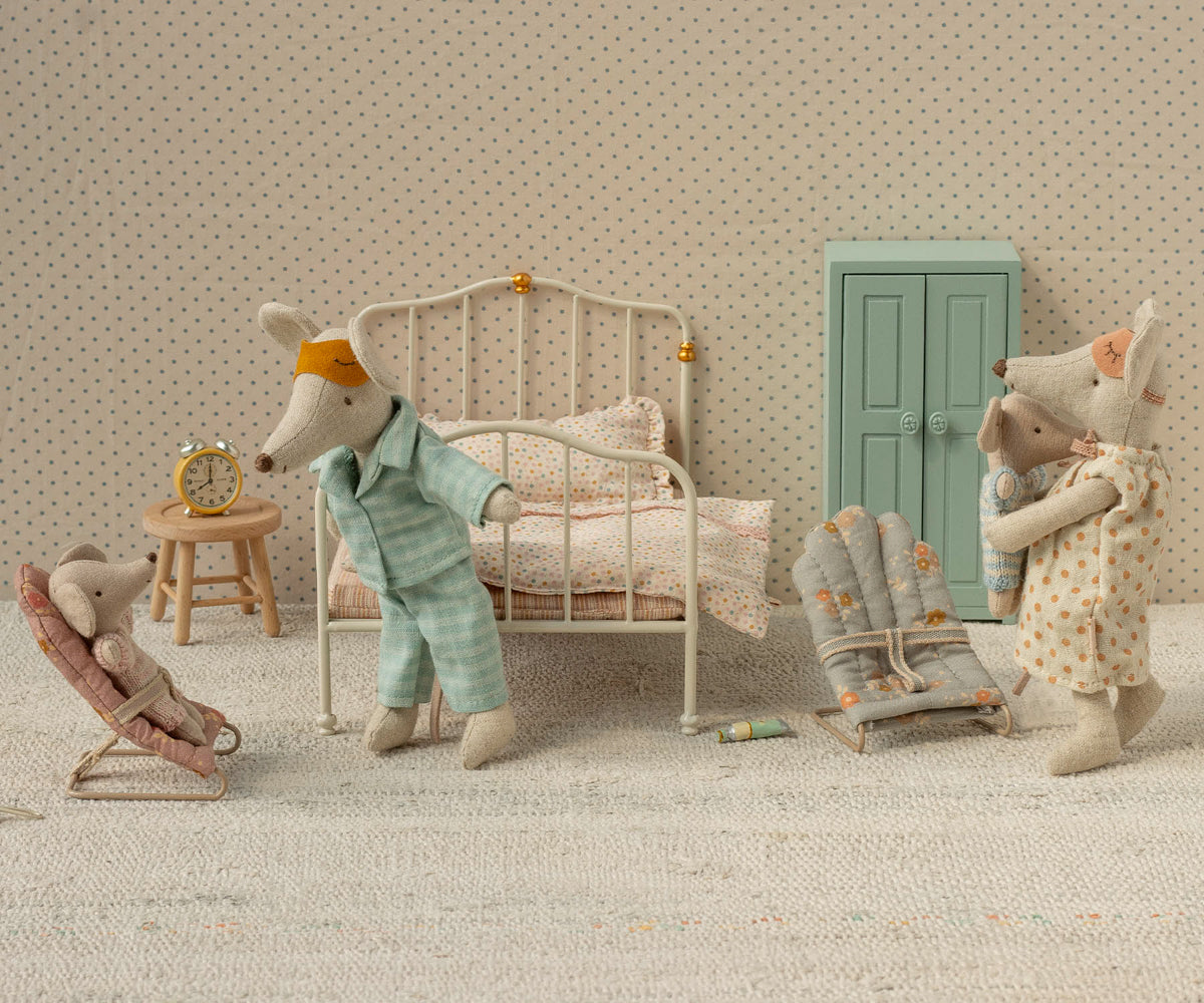 Maileg - Pyjamas, Dad Mouse - Mint/Sand