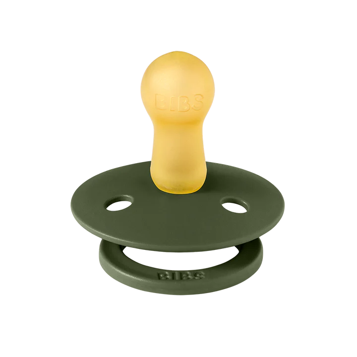 Bibs Pacifier - 2 Pack - Sage + Hunter Green - Latex Size 1
