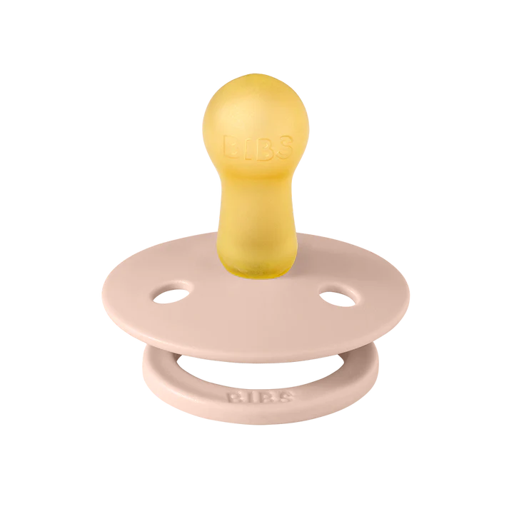Bibs Pacifier - 2 Pack - Ivory + Blush - Latex Size 1