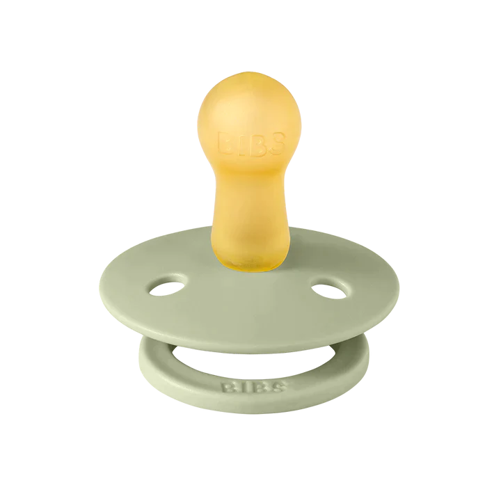 Bibs Pacifier - 2 Pack - Ivory + Sage - Latex Size 2
