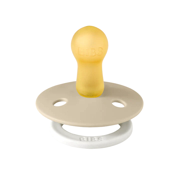 Bibs Pacifier - Glow 2 Pack - Blush + Vanilla - Latex Size 2