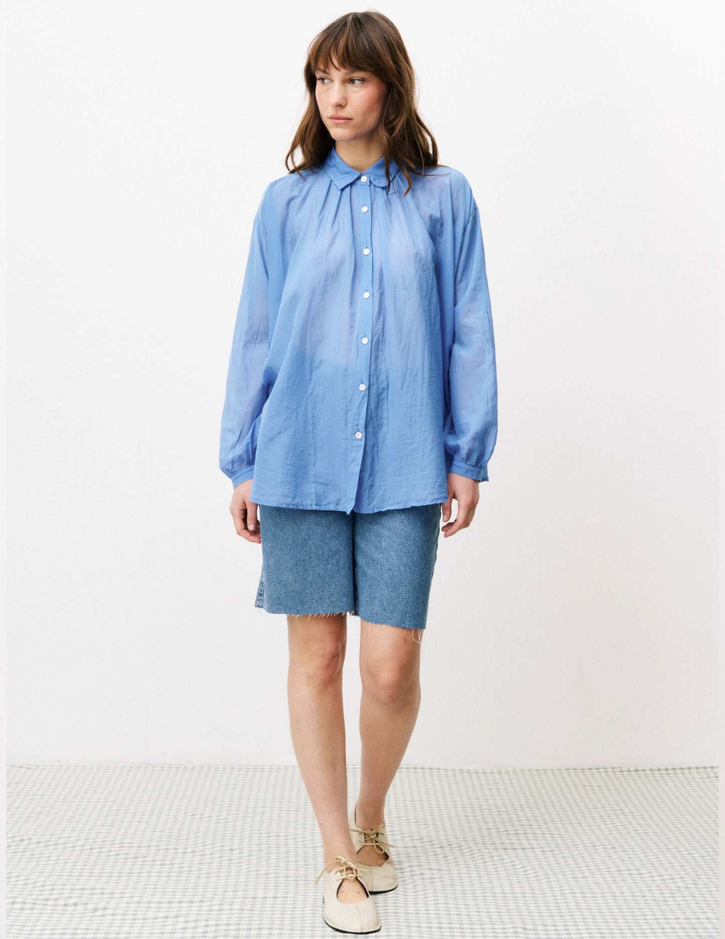 Lamia Shirt - Blue Lavender