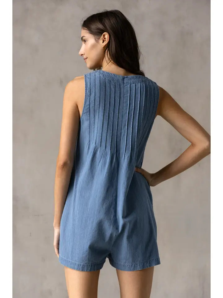 Romper - Light Denim