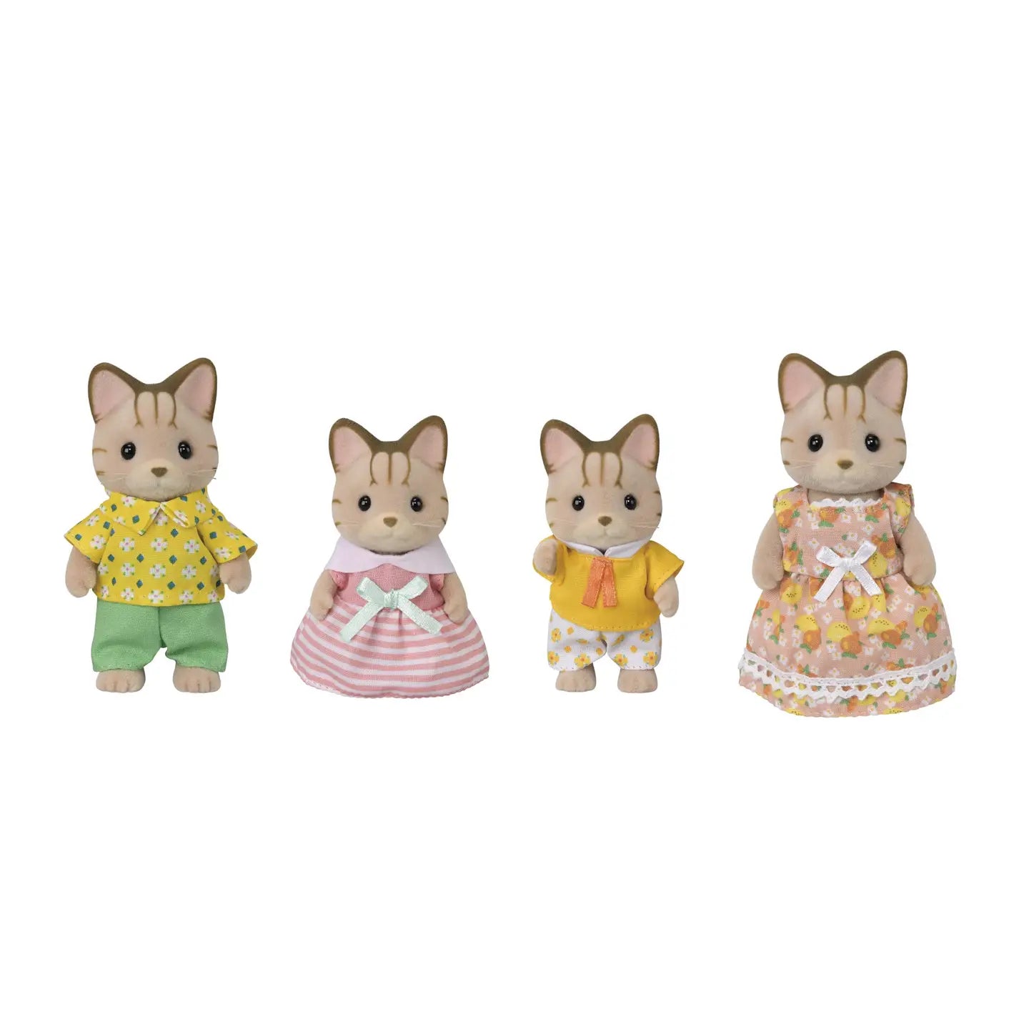Calico Critters - Striped Cat Family