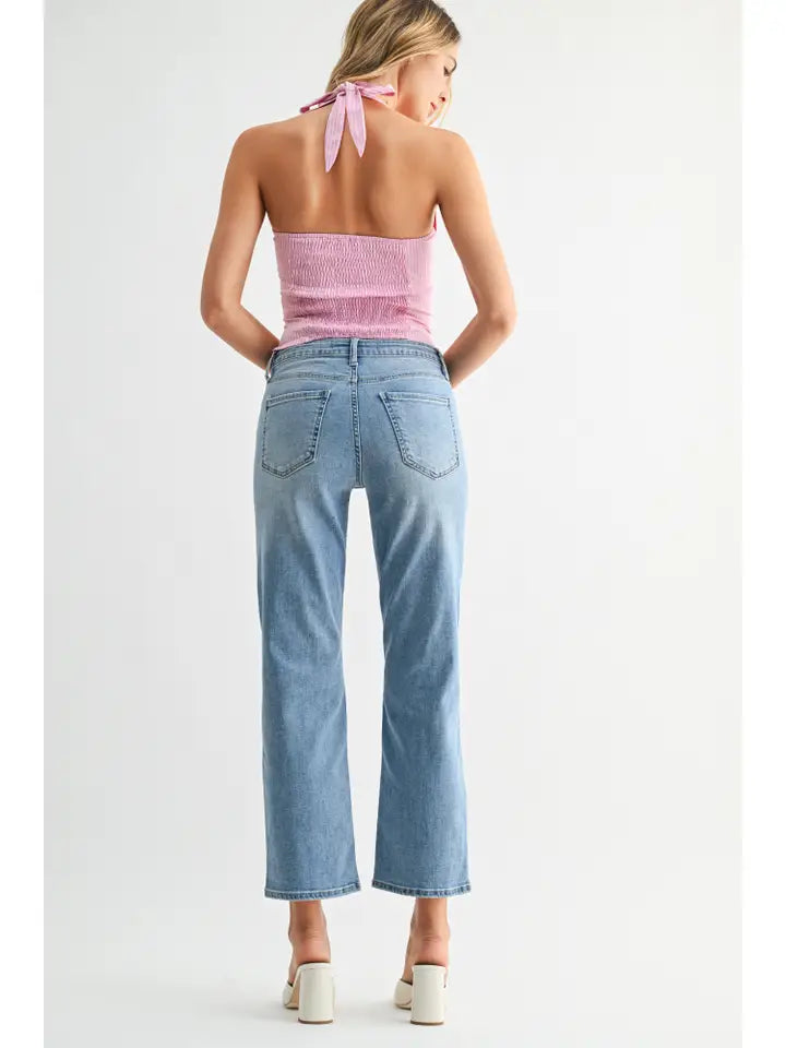 Vintage Straight Jeans - Medium Denim