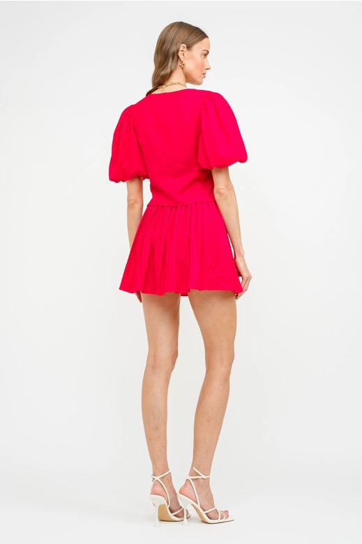 Aria Blouse - Red