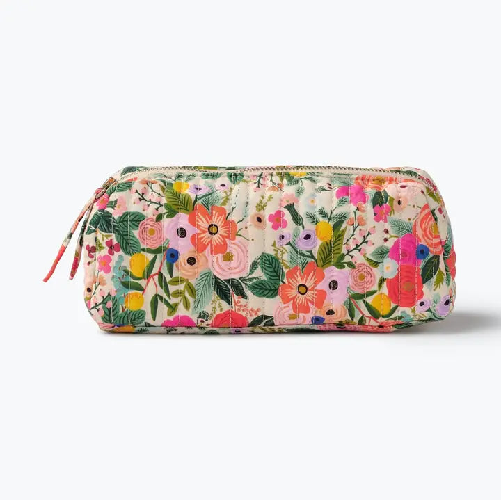 Rifle Paper Co. - Quilted Small Cosmetic Pouch - Garden Party