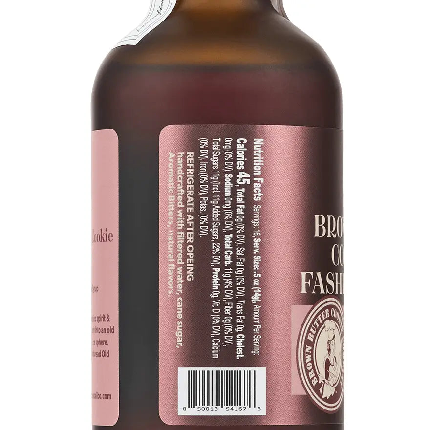 Brown Butter Cookie Old Fashioned Syrup