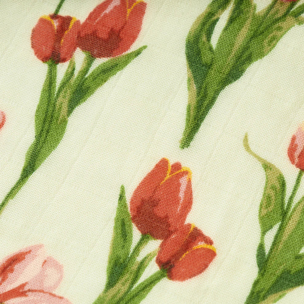 Milkbarn - Bamboo Burp Cloths - Tulips