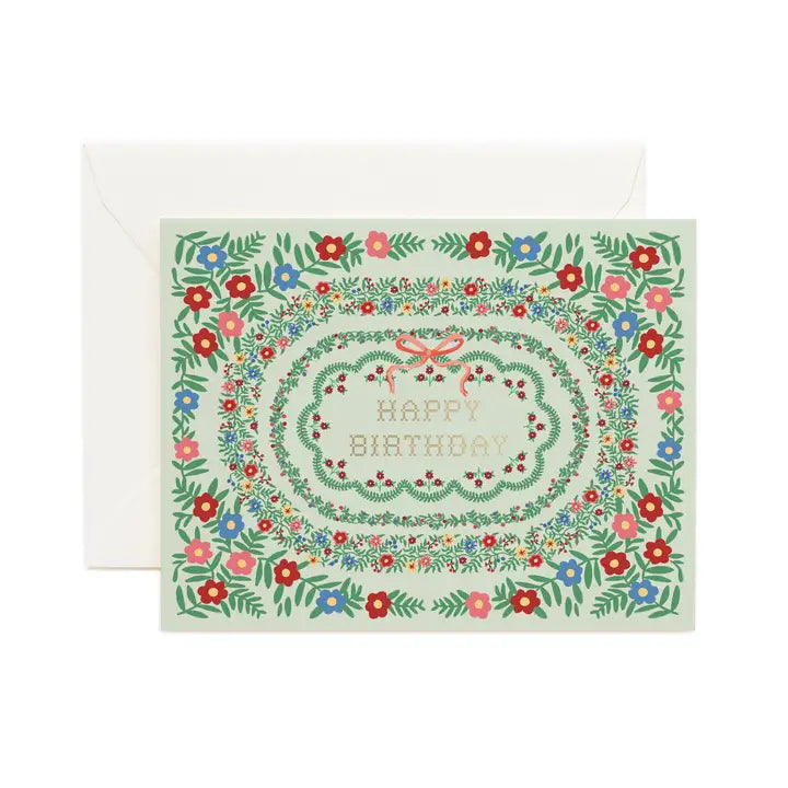 Rifle Paper Co. - Birthday Card - Rosette