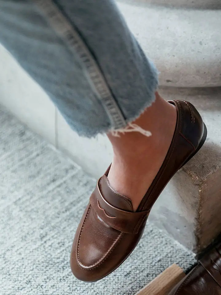 Tolstoy Penny Loafer - Chestnut Leather