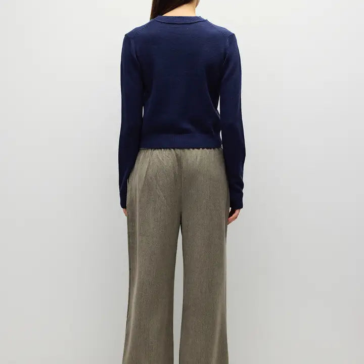 Knit Crewneck - Navy