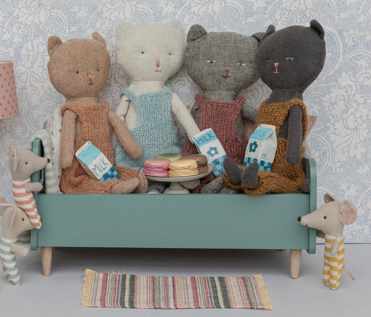 Maileg - Triplets, Baby Mice in Matchbox