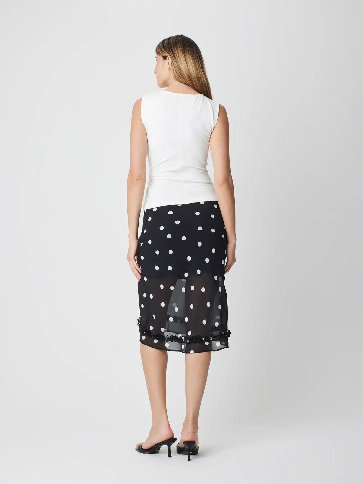 Knit Twist Top - White