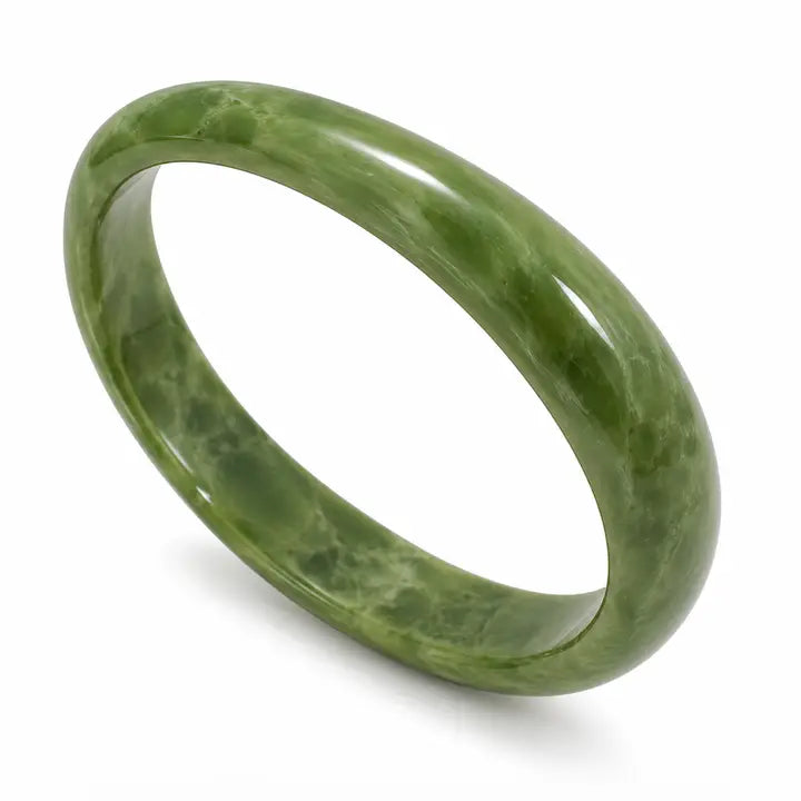 Monaco Green Acrylic Marble Bangle
