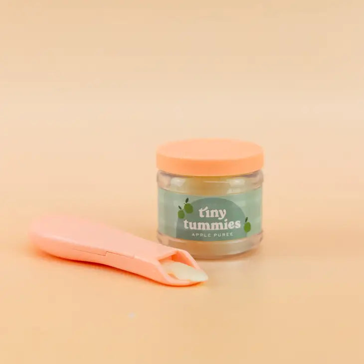 Tiny Tummies - Food Jar + Spoon Set - Apple Puree