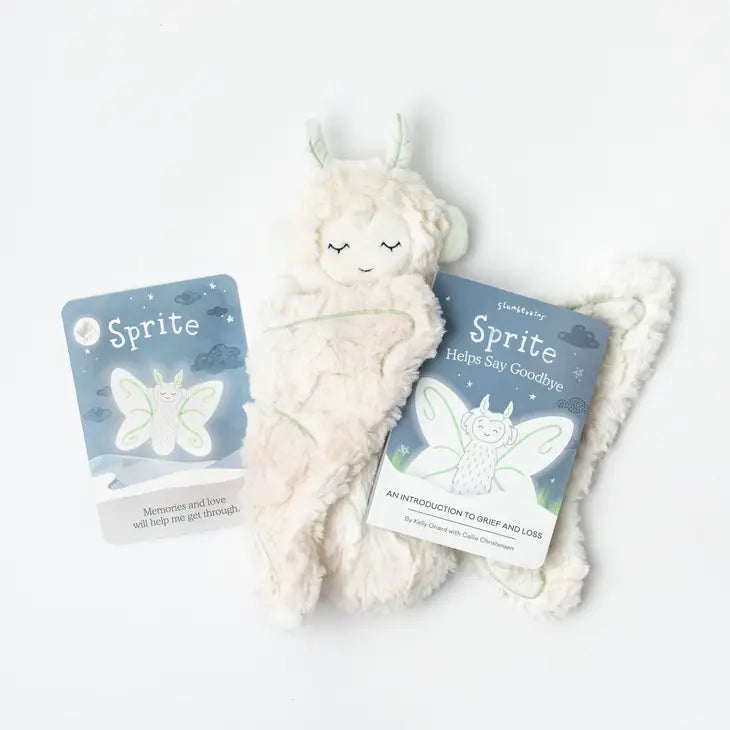 Ivory Sprite Snuggler + Intro Book - Grief + Loss