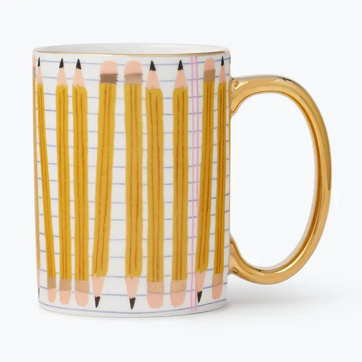 Rifle Paper Co. - Porcelain Mug - Pencils