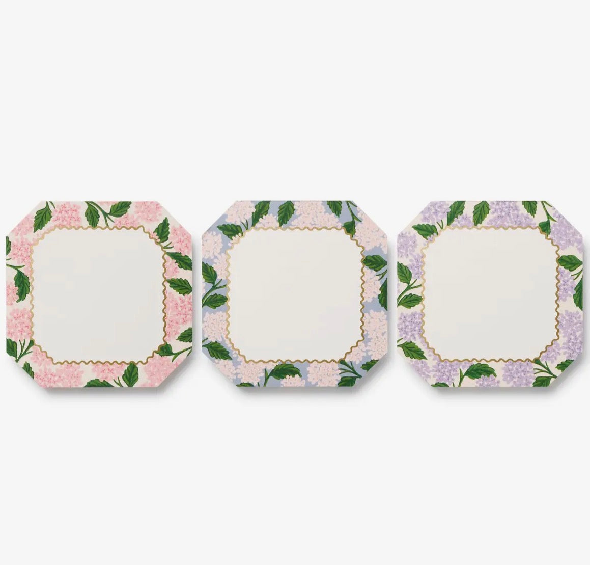 Rifle Paper Co. - Mini Notepad Trio - Pink Hydrangea