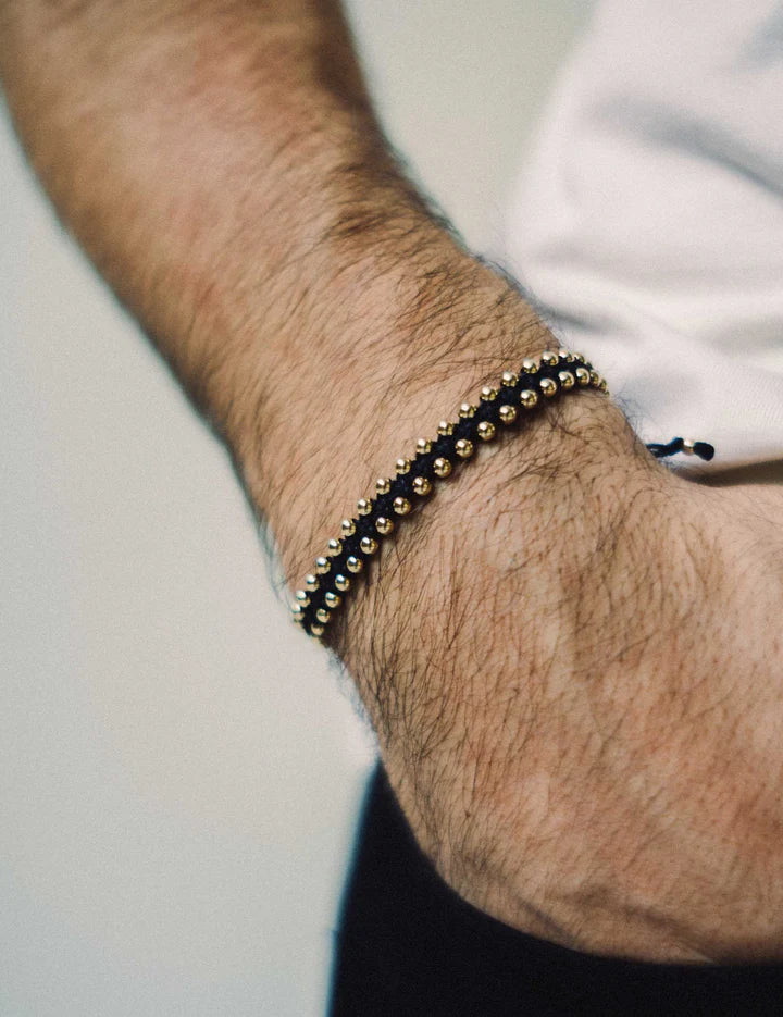 18k Gold Ally Bracelet - Black